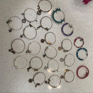 22 Alex & Ani bracelets
